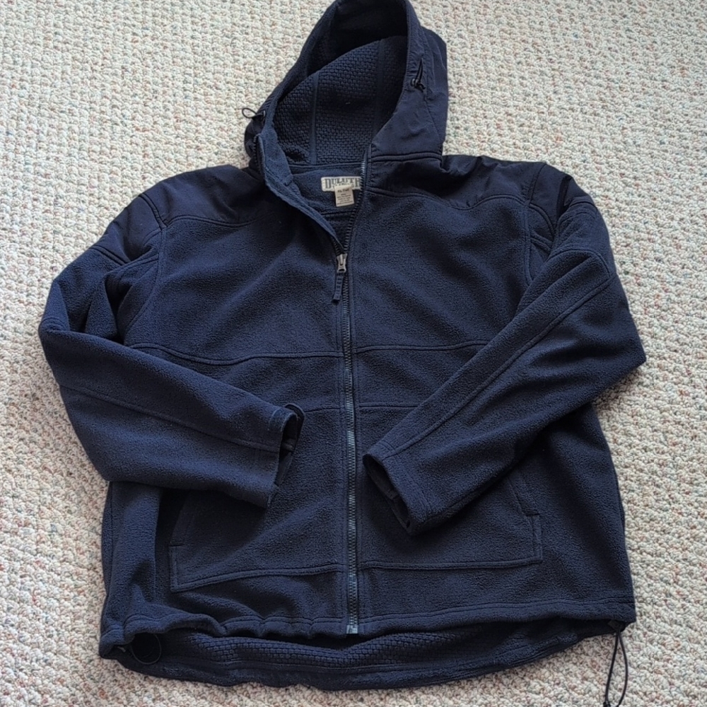 Men's XL Tall Duluth Trading Navy Fleece Very Warm Jacket